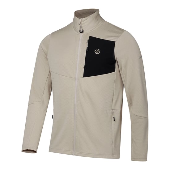 Dare 2B Mens Venture Stretch Midlayer (White Pepper) - Image 4