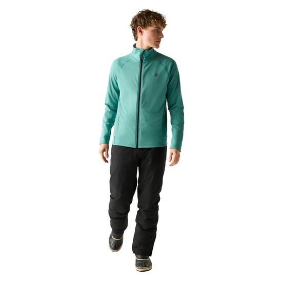 Dare 2B Fuse Up stretch-tussenlaag voor heren met doorlopende ritssluiting (Teal) - Image 6