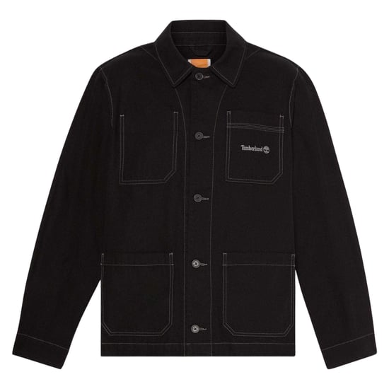 Timberland Canvas overshirt voor heren (Zwart) - Image 2