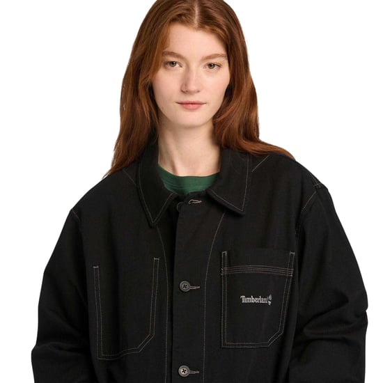 Timberland Canvas overshirt voor heren (Zwart) - Image 4