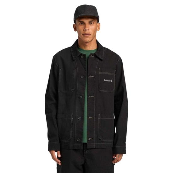 Timberland Canvas overshirt voor heren (Zwart) - Image 6