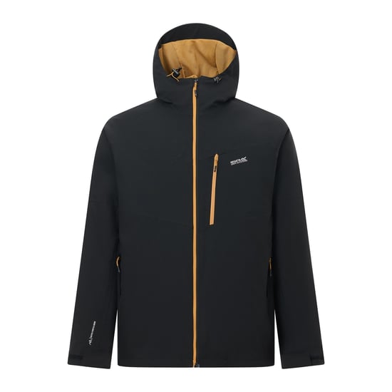 Regatta Mens Wentwood 3 in 1 Jacket (Black/Wood Brown) - Image 1