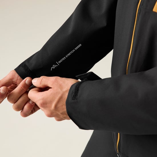 Regatta Mens Wentwood 3 in 1 Jacket (Black/Wood Brown) - Image 5