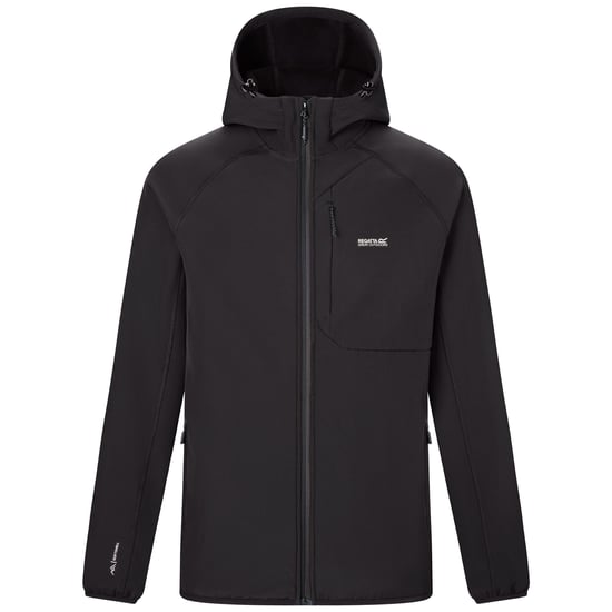 Regatta Heren Ossek Soft Shell Jas (Zwart) - Image 2