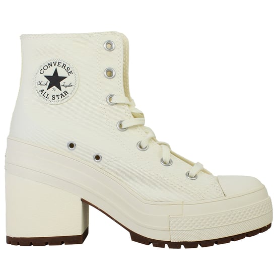 Converse Chuck 70 De Luxe Heel Hi Unisex Off White Shoes - Image 2