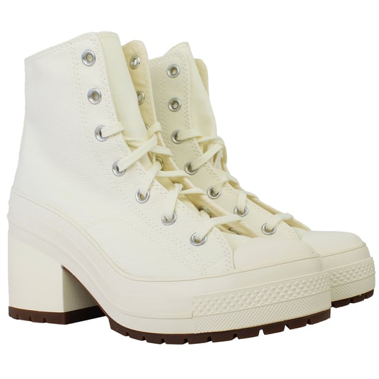 Converse Chuck 70 De Luxe Heel Hi Unisex Off White Shoes - Image 3