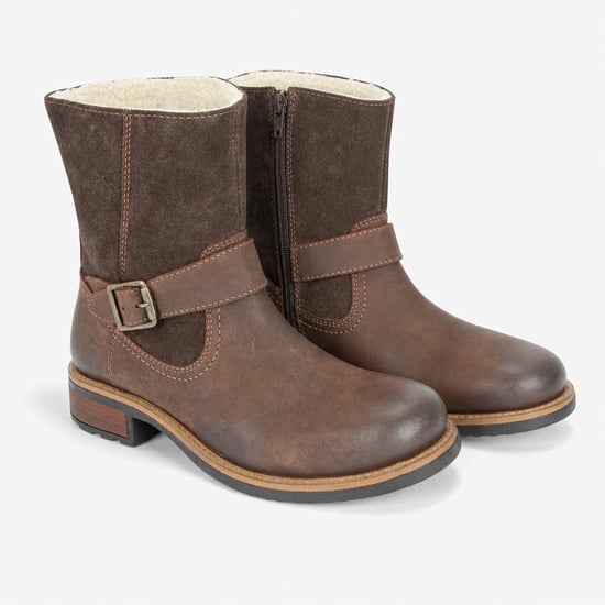 Woodland Pedra Womens Mid Calf Boots Brown - Image 2