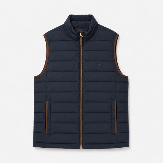 Joules Heritage Padded Mens Gilets Navy - Image 1