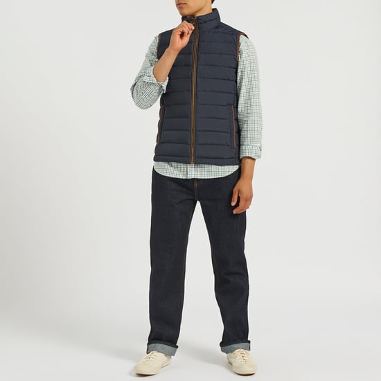 Joules Heritage Padded Mens Gilets Navy - Image 2