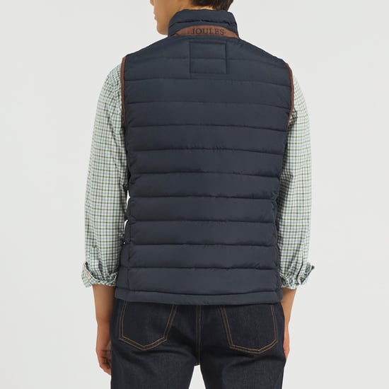 Joules Heritage Padded Mens Gilets Navy - Image 3