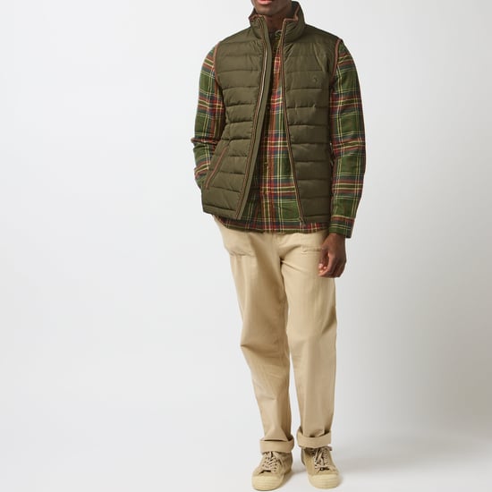 Joules Heritage Padded Mens Gilets Green - Image 2
