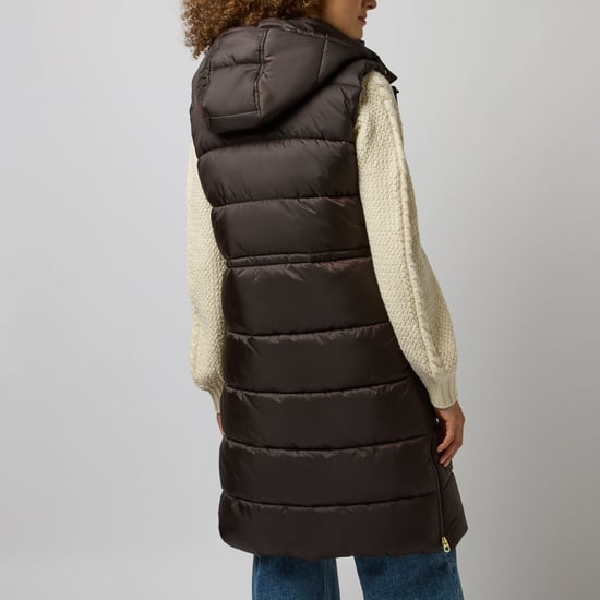 Joules Windermere Womens Gilets Chocolate Brown - Image 2