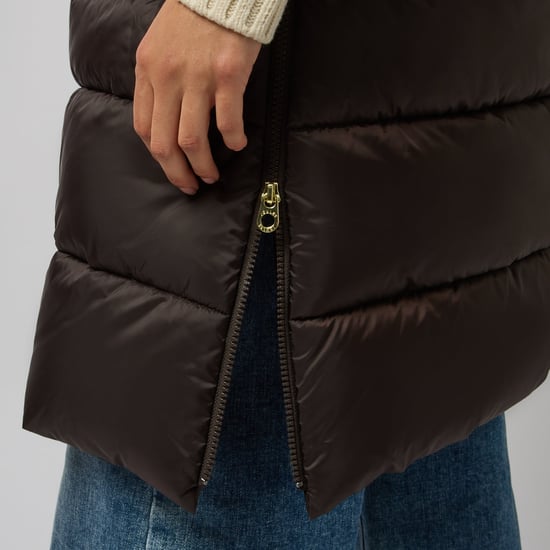 Joules Windermere Womens Gilets Chocolate Brown - Image 4