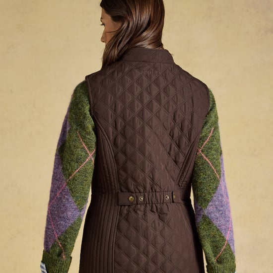 Joules Minx Womens Gilets Chocolate Brown - Image 6