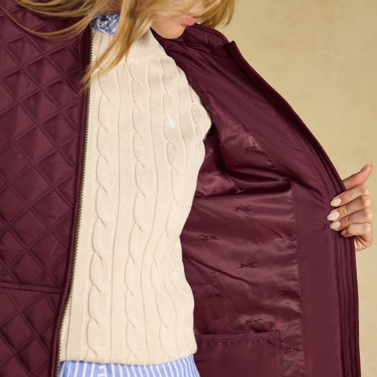 Joules Minx Womens Gilets Dark Red - Image 2