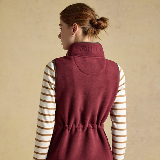 Joules Heritage Womens Gilets Red - Image 4