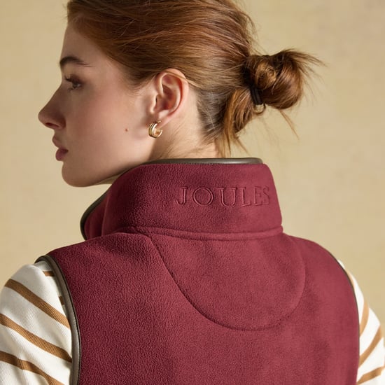 Joules Heritage Womens Gilets Red - Image 6