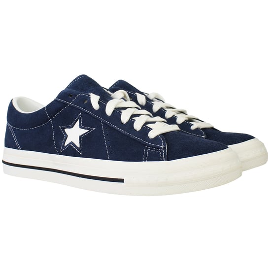 Converse One Star 95 OX Unisex Navy Plimsolls - Image 2