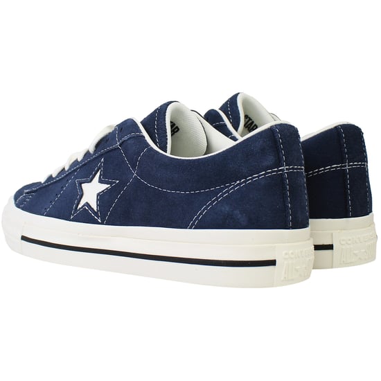 Converse One Star 95 OX Unisex Navy Plimsolls - Image 3