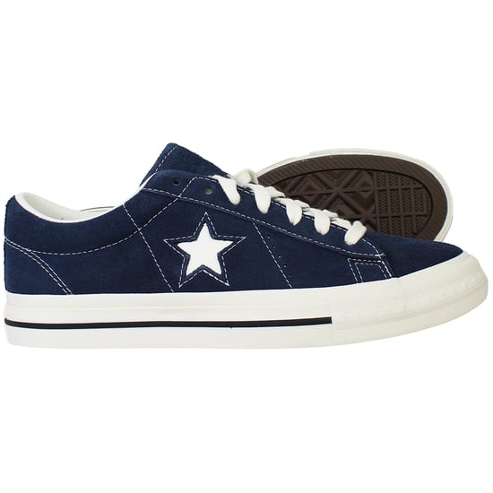 Converse One Star 95 OX Unisex Navy Plimsolls - Image 4
