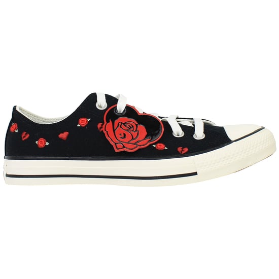 Converse Chuck Taylor OX Womens Black Plimsolls - Image 1