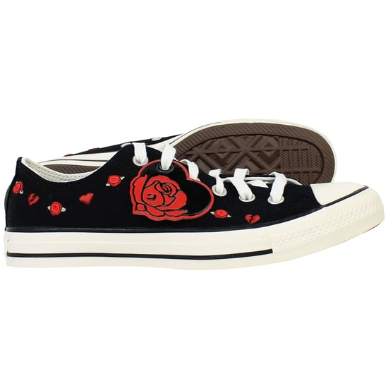 Converse Chuck Taylor OX Womens Black Plimsolls - Image 4