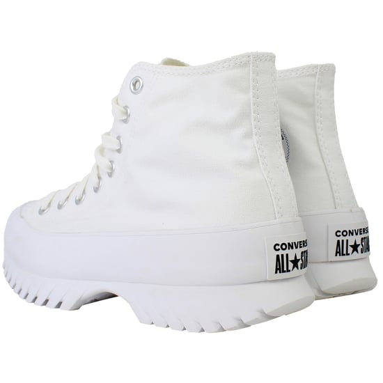 Converse Chuck Taylor Lugged 2.0 Platform Hi Unisex White Shoes - Image 3