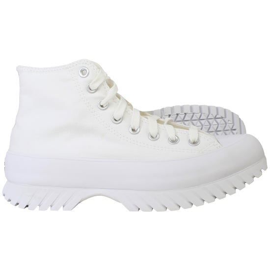 Converse Chuck Taylor Lugged 2.0 Platform Hi Unisex White Shoes - Image 4