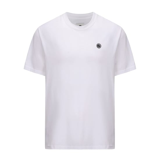 Men's Pretty Green Regular Fit Crew Neck T-Shirt in White - Image 1