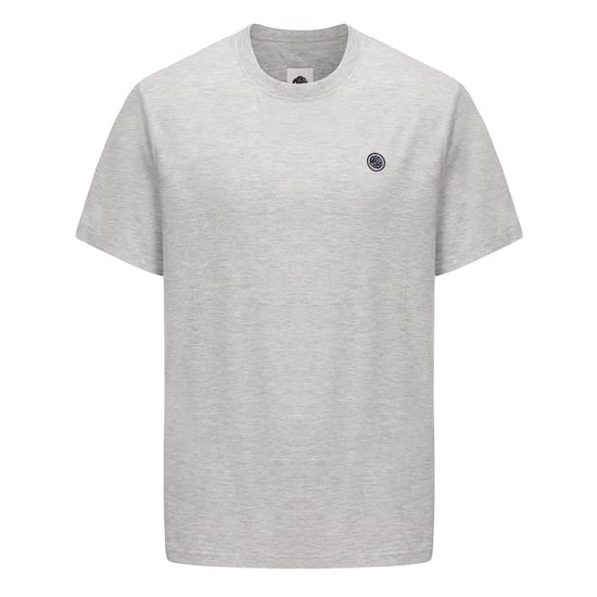 Men's Pretty Green Regular Fit Crew Neck T-Shirt in Grey Marl - Image 1