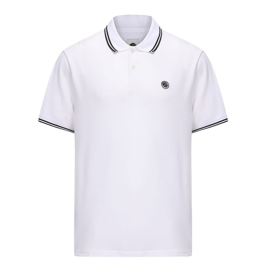 Men's Pretty Green Barton Polo in White - Image 1