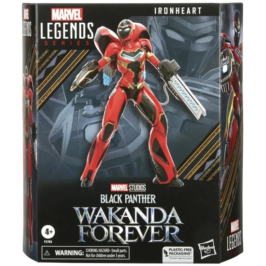 Accessories Marvel Comics Hasbro Legends Black Panther Wakanda Forever Ironheart 6 Inch Action Figure Toy in Multi - Image 1