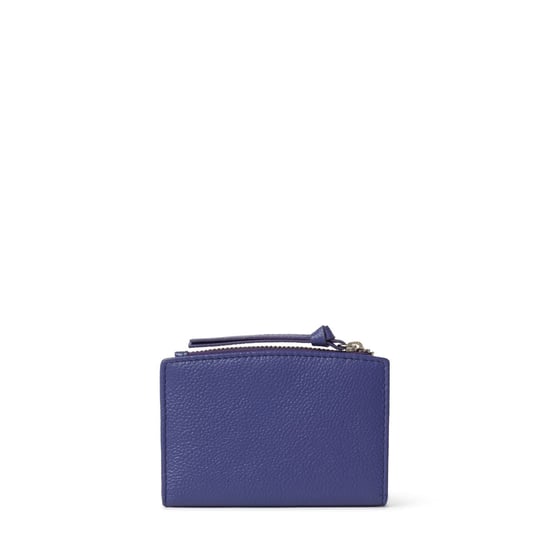 Accessories Osprey London London Molly Curved Bi Fold Leather Card Holder in Purple - Image 3