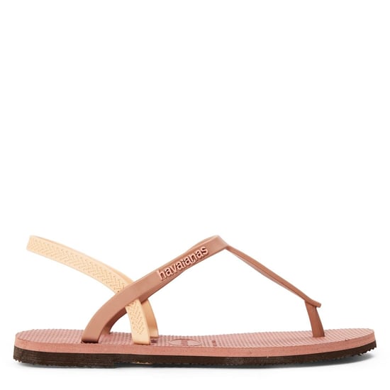 Girls Havaianas Paraty RJ Crocus Rose Flip Flops in Pink - Image 1