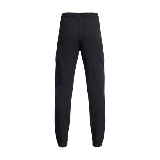 Boys Under Armour Wvn Cargo Joggers Jn64 in Black - Image 2