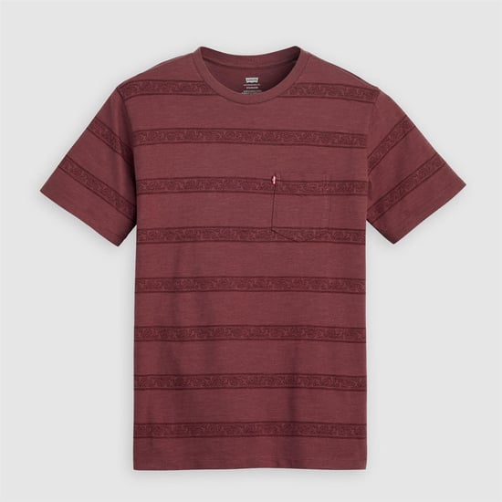 Men's Levis Regular Fit Crew Neck Short Sleeve T-Shirt with Chest Pocket in Kabir Paisley - Image 1
