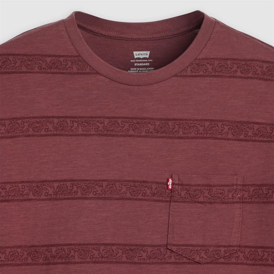 Men's Levis Regular Fit Crew Neck Short Sleeve T-Shirt with Chest Pocket in Kabir Paisley - Image 6
