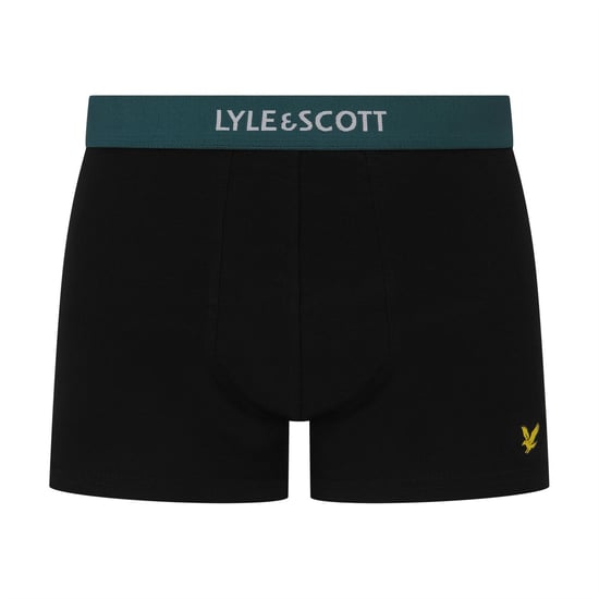 Men's Lyle And Scott 5 Pack Trunks in Black Multi W - Image 3