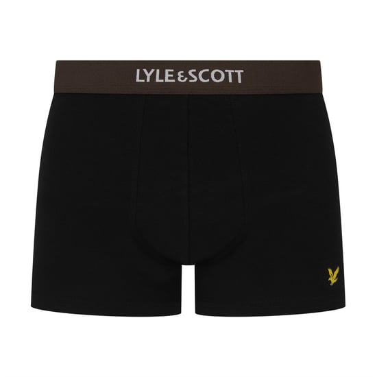 Men's Lyle And Scott 5 Pack Trunks in Black Multi W - Image 6