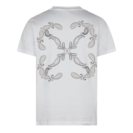 Men's Off White Off Bandana Arrow sl in White - Image 2