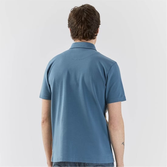 Men's Pretty Green Streatham Regular Fit Short Sleeve Shirt in Orange - Image 1