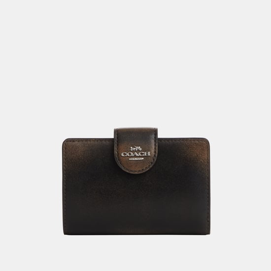 Medium Corner Zip Wallet In Loved Leather - Image 1