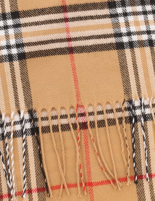Womens Soft Tassled Scarves Berty camel - Image 3