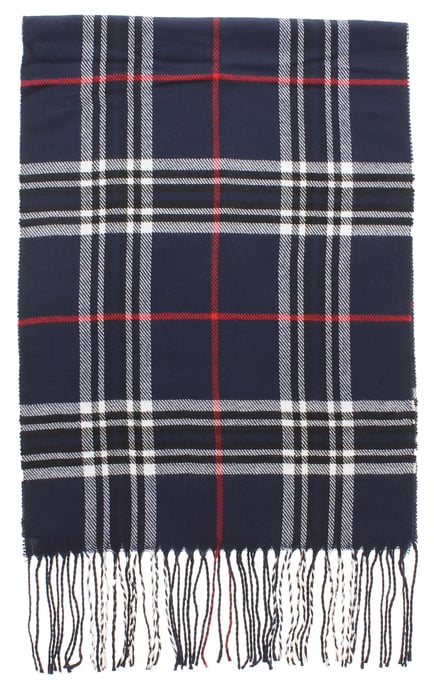 Womens Soft Tassled Scarves Berty blue - Image 2