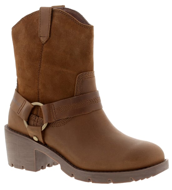 Caterpillar Womens Ankle Boots Rewrite Harness Leather Pull On nuthatch - Image 1
