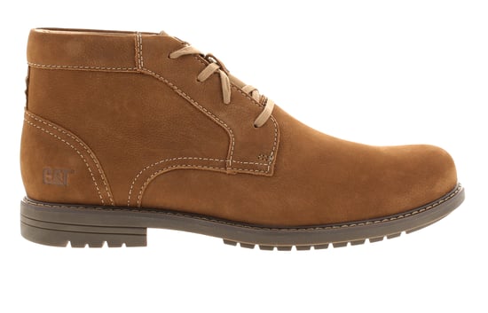 Caterpillar Mens Smart Boots Brock Leather Lace Up tan - Image 2