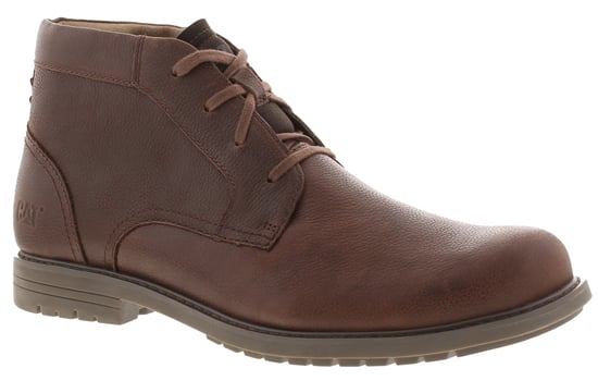 Caterpillar Mens Smart Boots Brock Leather Lace Up brown - Image 1