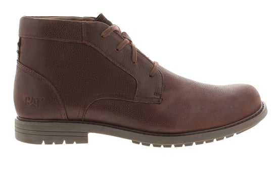 Caterpillar Mens Smart Boots Brock Leather Lace Up brown - Image 2
