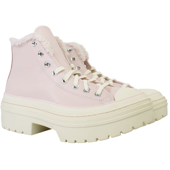 Converse Chuck Taylor Lugged Heel Sherpa Womens Pink Shoes - Image 3