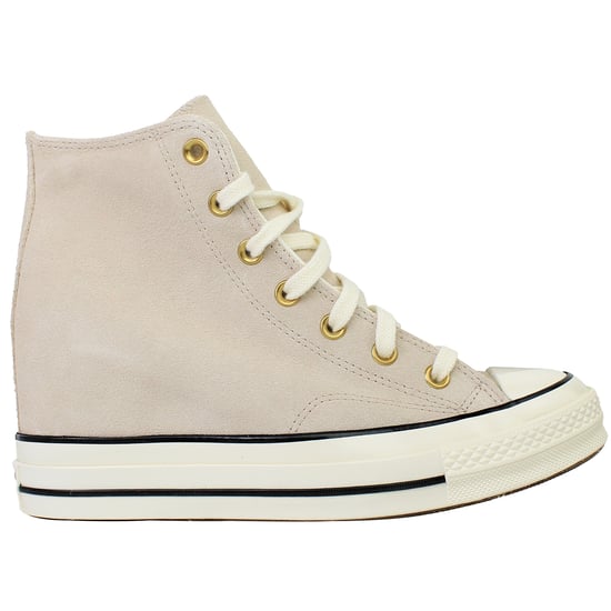 Converse Chuck 70 Wedge Hi Womens Light Pink Plimsolls - Image 1
